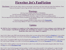Tablet Screenshot of ficwriter.com
